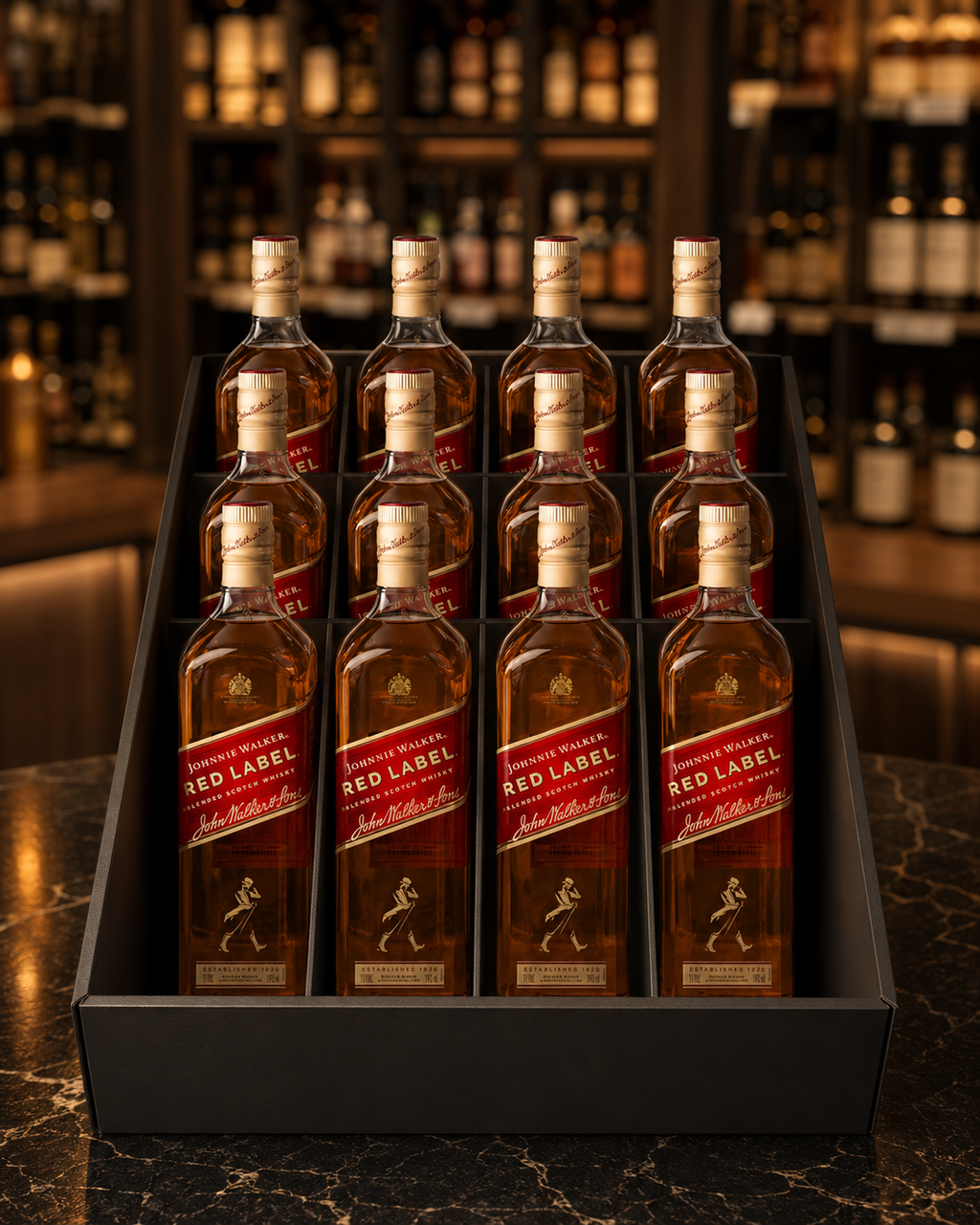 Whisky Johnnie Walker Red Label Blended Scotch 1 L