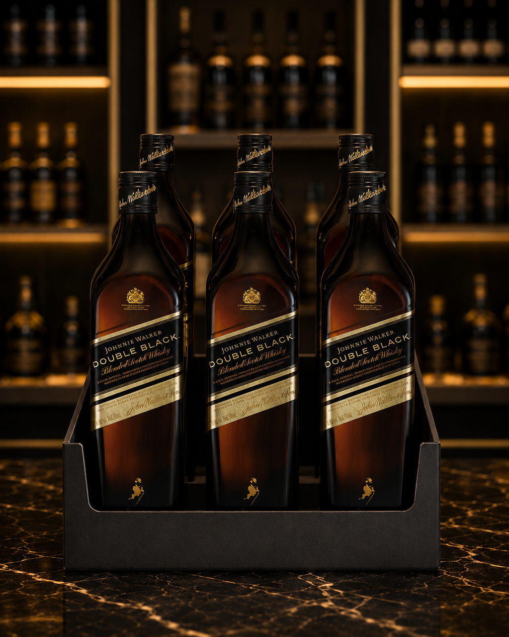 Whisky Johnnie Walker Double Black Blended Scotch 750ml