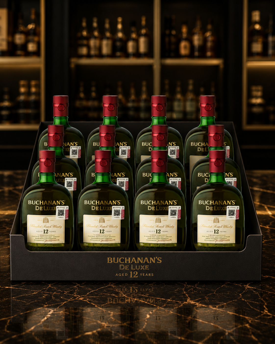 Whisky Buchanan's Deluxe 12 años Blended Scotch 750ml