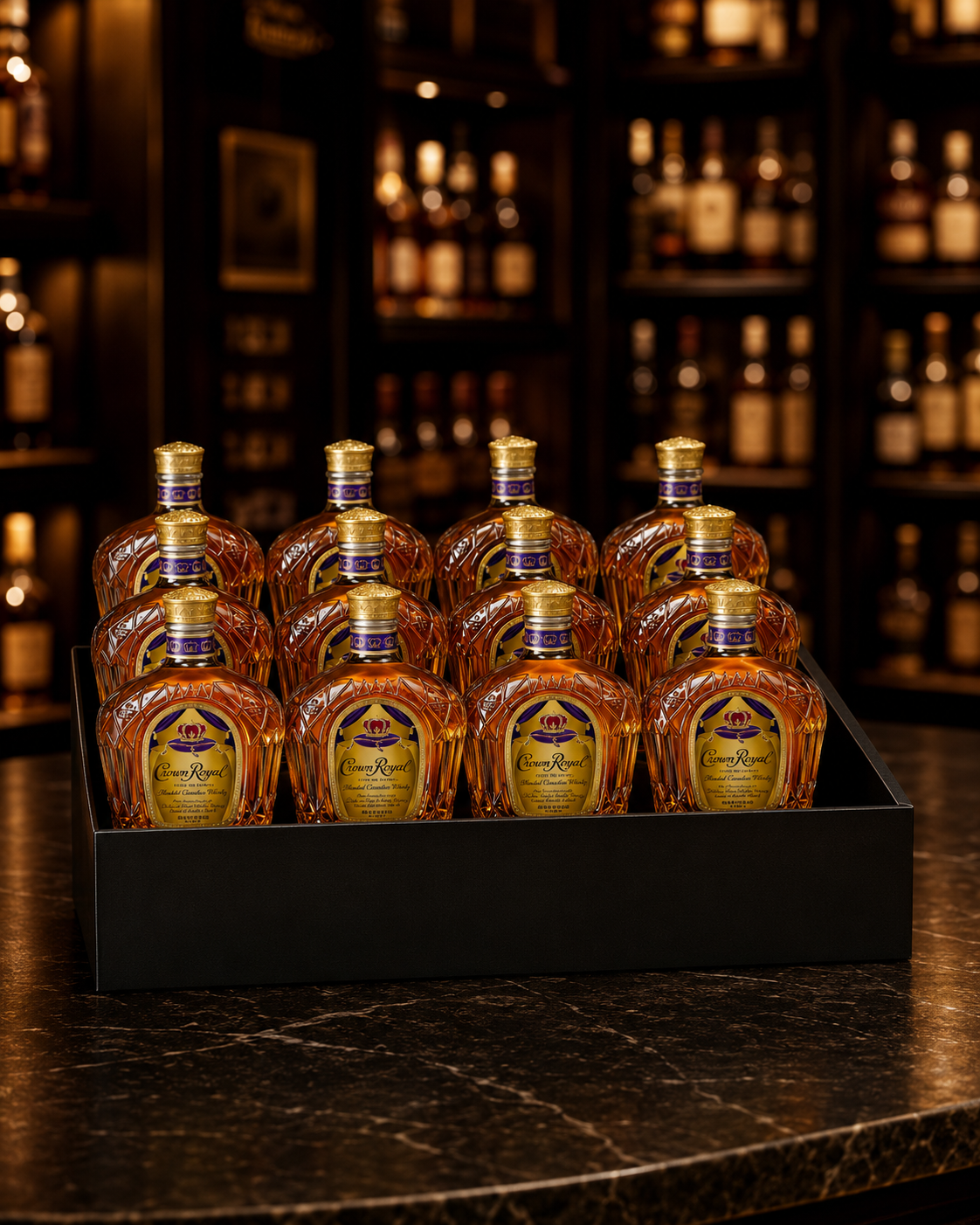 Whisky Crown Royal fine de luxe 1L